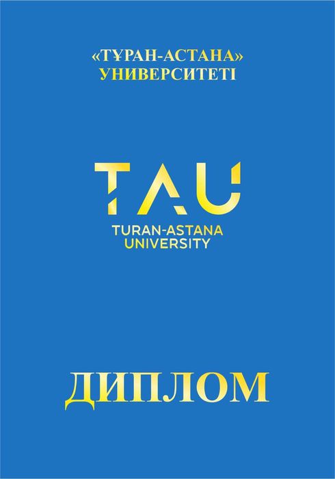 книга диплом Astana Turan корочка