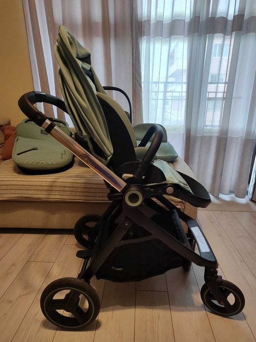 Бебешка количка 3 в 1 Chipolino - Елит, мента