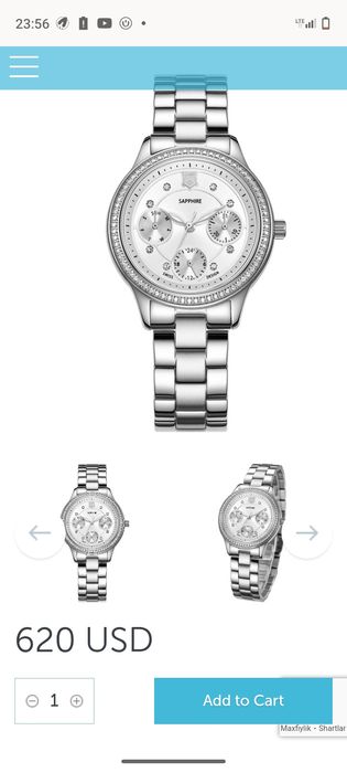 Ayollar qimmatbaho soati