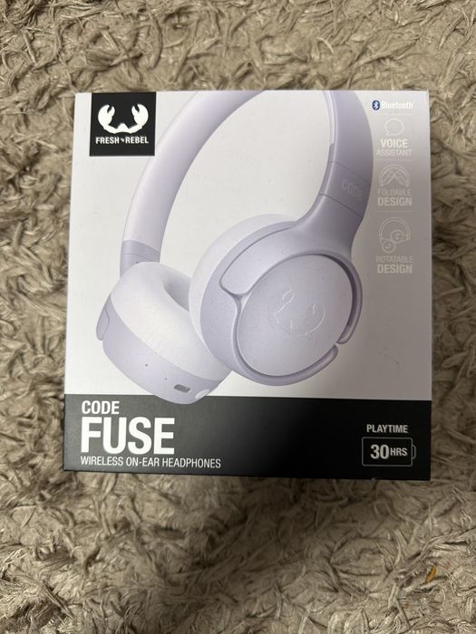 Casti wireless fuse roz bluetooth