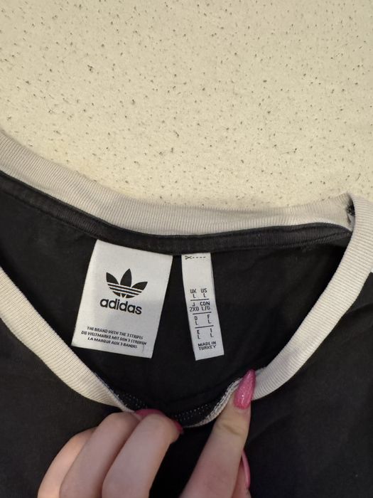 Tricou negru adidas original barbati