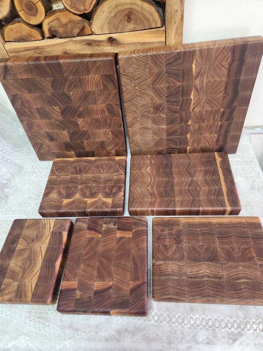 Доска разделочная торцевая массив дерева