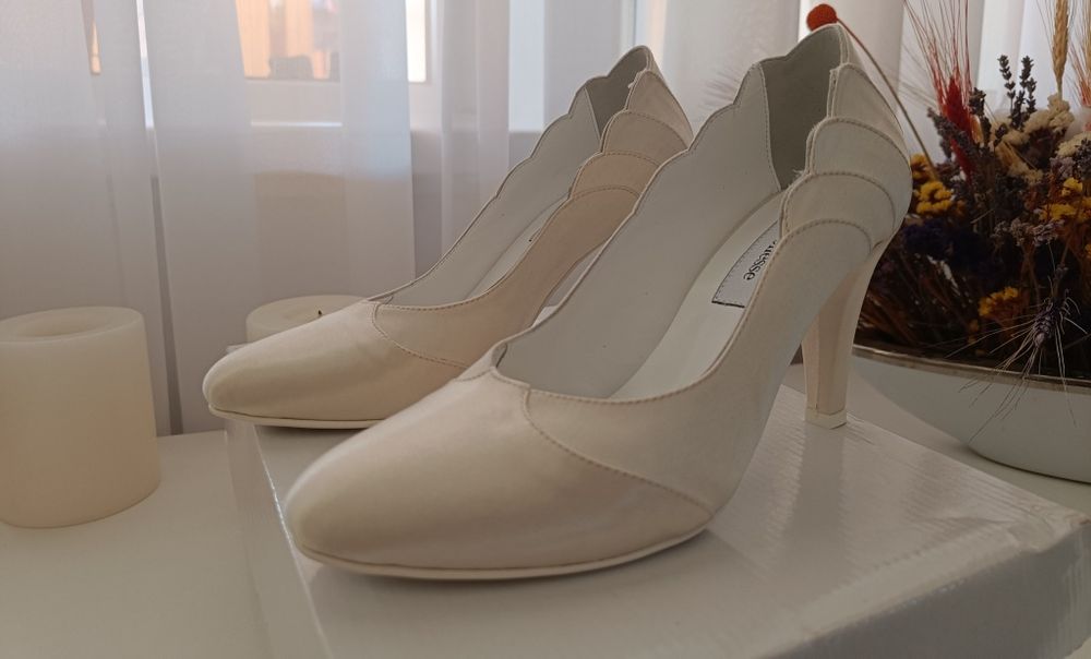 Pantofi mireasa ivory