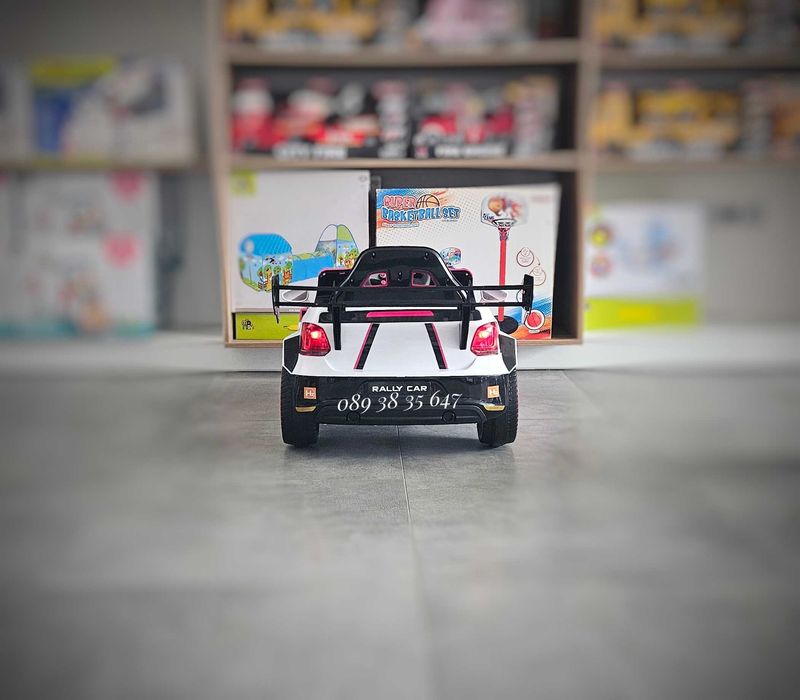 ТОП ЦЕНА!НОВО!Акумулаторна кола VW Drift PINK с 12V,функция дрифт,USB