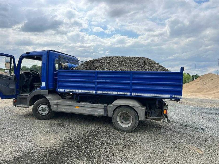 Nisip piatra sort pamant balast lucrari cu miniexcavator si bobcat