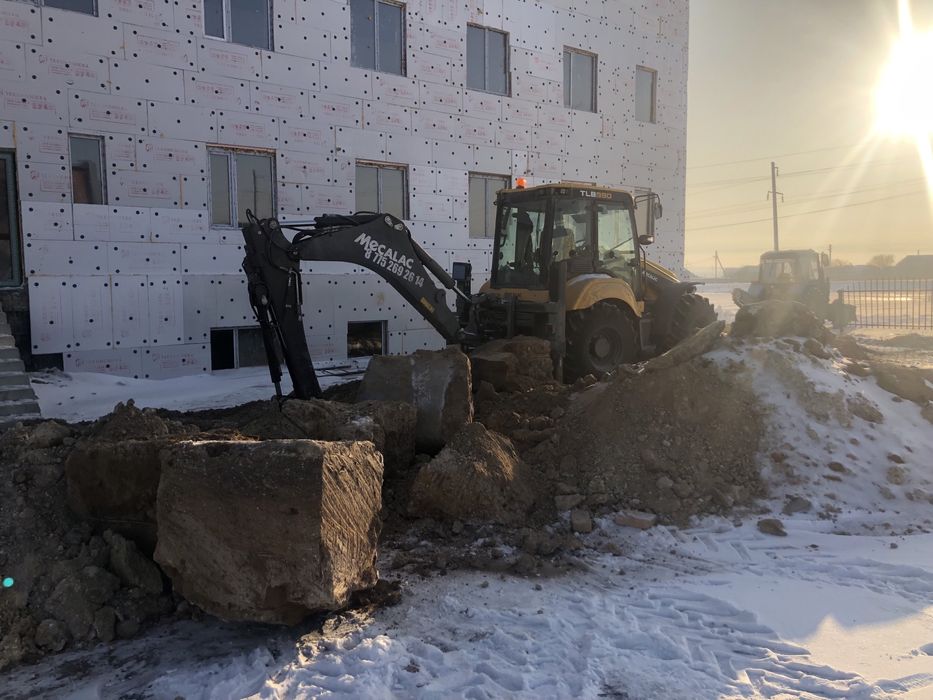 Услуги экскаватор погрузчик гидромолот