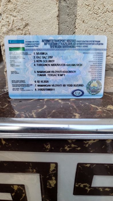 Gaz53 Saz3707 sotiladi