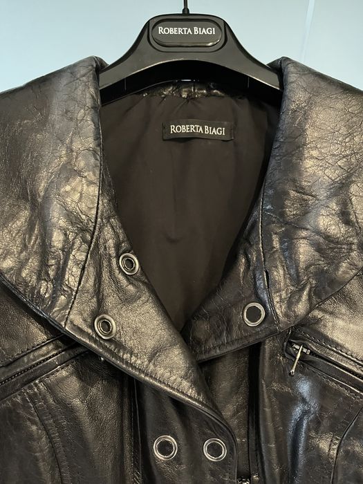 Geaca piele dama Roberta Biagi