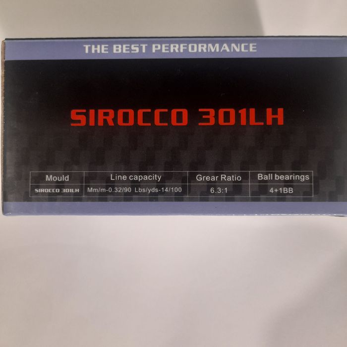 Бейткастинг макара X2 Siroco 301 LH