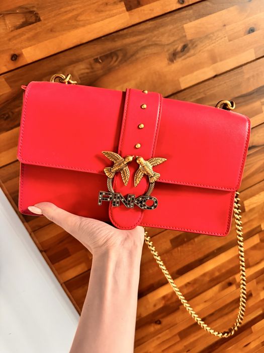 Чанта Pinko в циклама