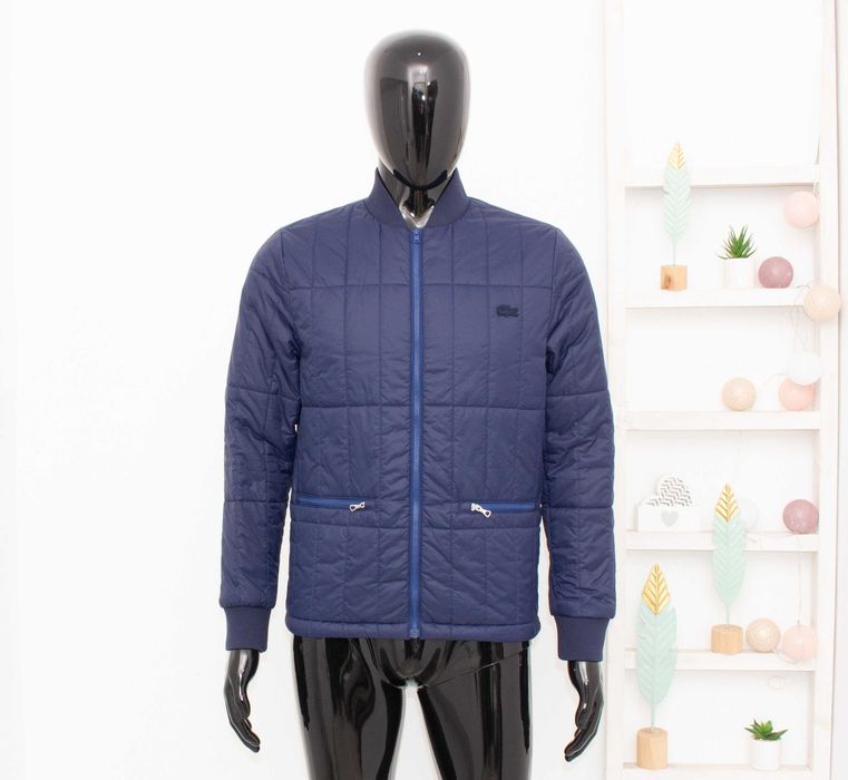 Lacoste оригинално мъжко яке подплатено за есента quilted bomber XS