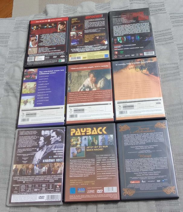 Lot 10 buc. DVD filme engleza germana italiana