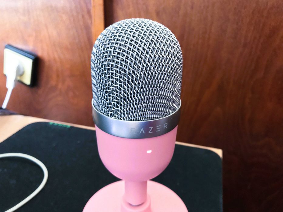 Гейминг микрофон Razer - Seiren Mini, розов