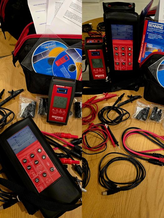 BENNING PV 2 + SUN 2 – Kit testare fotovoltaice complet, cu accesorii