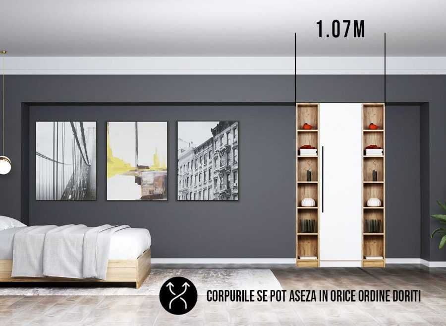 Dressing 1.07m / Dulap Dormitor Timea - Transport Gratuit in 4-10 zile