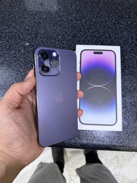 iphone 14 pro max pamit 256g yomkost 80 holati ideal karopka bor