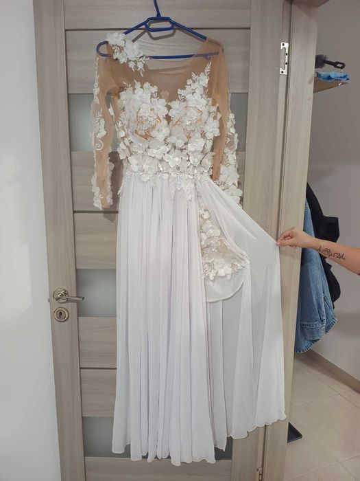 Rochie cununie nunta purtata o singura data