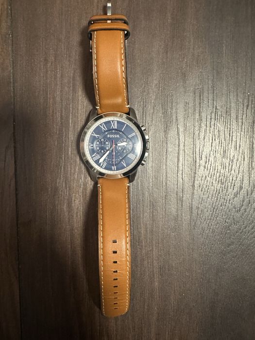 Ceas Fossil Grant FS5151 – Nou, nepurat, curea piele, cronograf