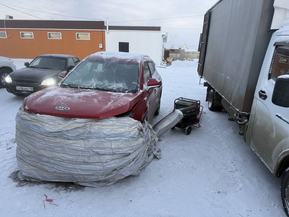 Отогрев легковых и грузовых авто