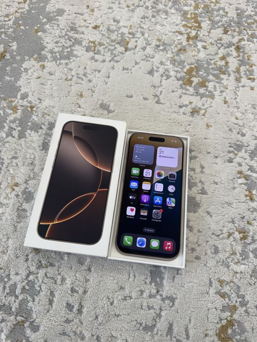 Iphone 16 Pro 128 GB Desert Titanium -Impecabil-