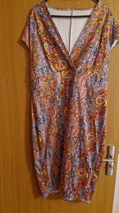 Rochie vară lycra elastica 50-52, 3XL NOUA