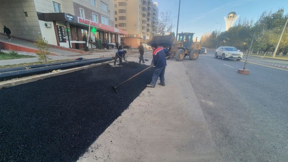 Асфальтирование,укладка бордюр,брусчатка