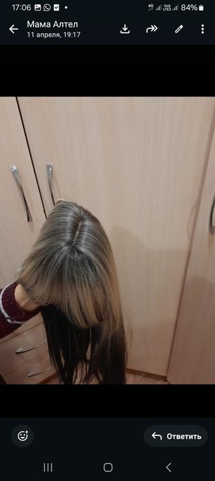 Накладка для волос с челкой