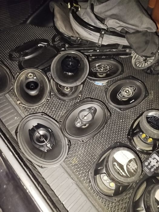 Пионер магнитофон и колонки