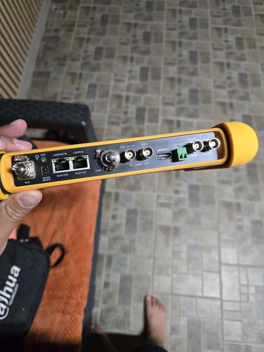 Tester Profesional Camere Supraveghere si Fibra Optica Dahua CCTV IP HD-SDI