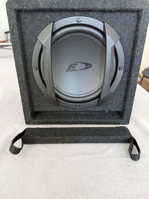 Subwoofer Alpine SWE 815 fara amplificator fara comanda bas