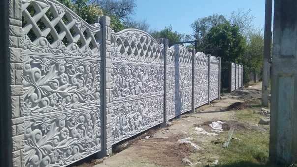 Еврозабор с установкой Ворота Шлакоблок Кирпич Пеноблок Ограда