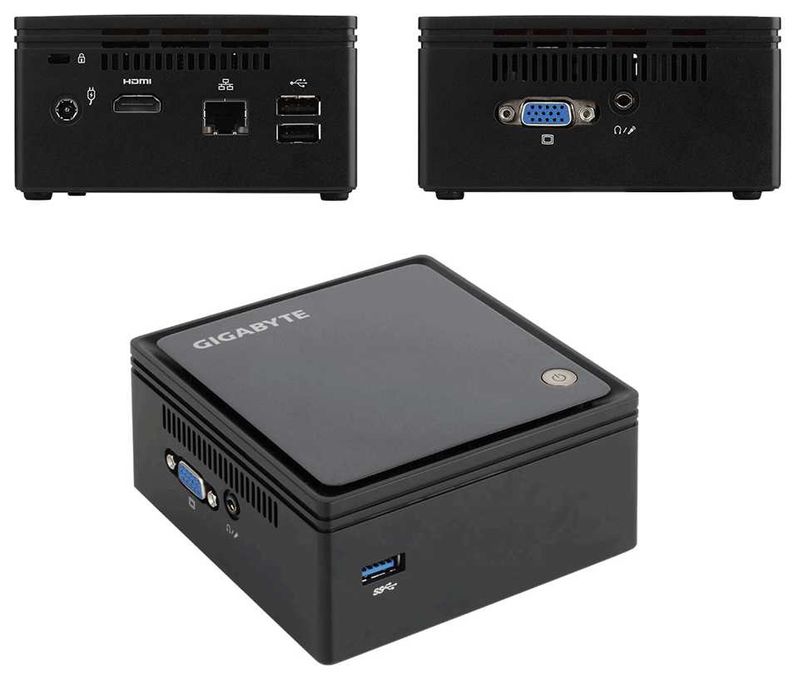 Миникомпютер GIGABYTE BRIX GB-BXBT-J1900