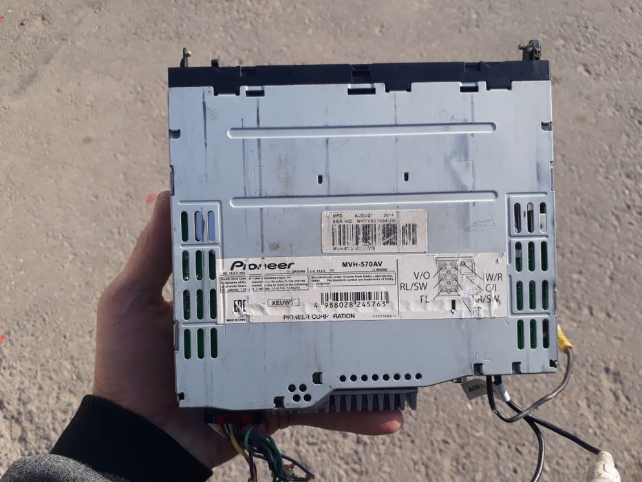 pioneer 570 AV mafon ekranli usb aux fm nexia matiz lasetti damas xam