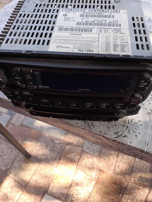 Radio CD chrysler sebring !!
