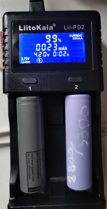 Incarcator inteligent 18650 LiitoKala Lii-PD2 tester capacitate li-ion