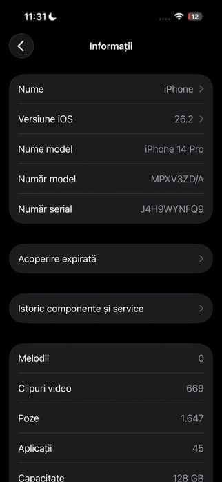 iPhone 14 Pro de vanzare