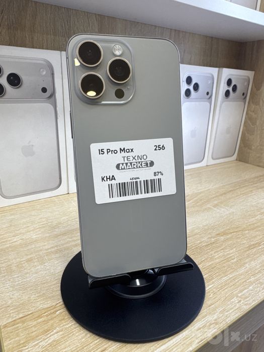 Iphone 15 pro max 256 GB 87%