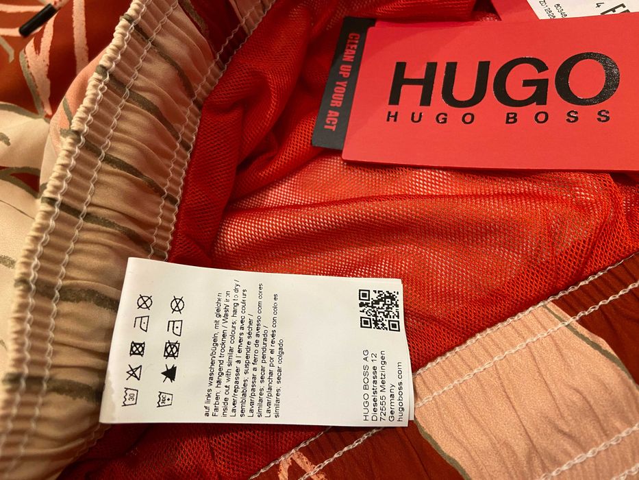 HUGO BOSS, Оригинални Плувни шорти, (Miso floral) шарени, размери: S, M, L, XL и XXL