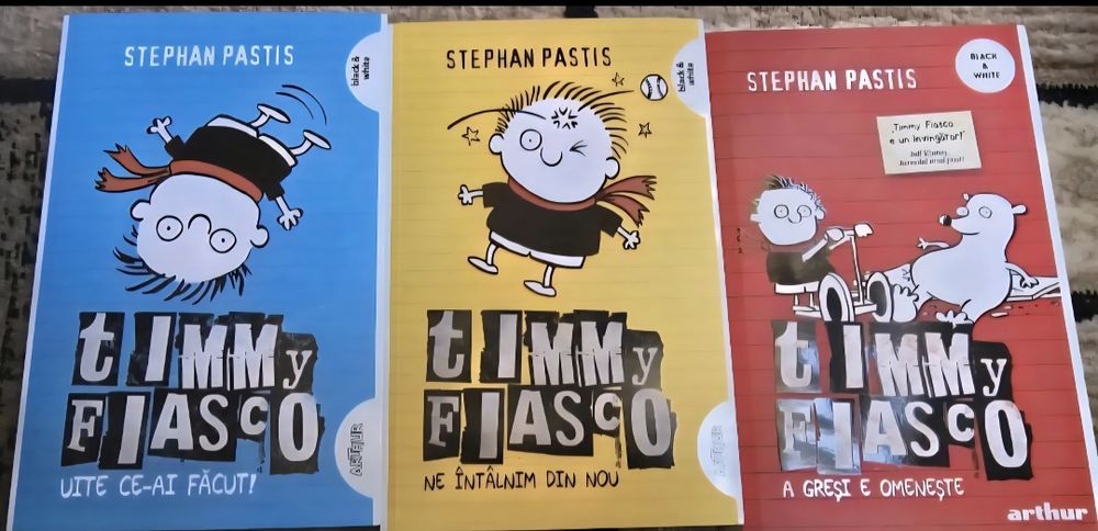 Set de 3 carti din seria Timmy Fiasco