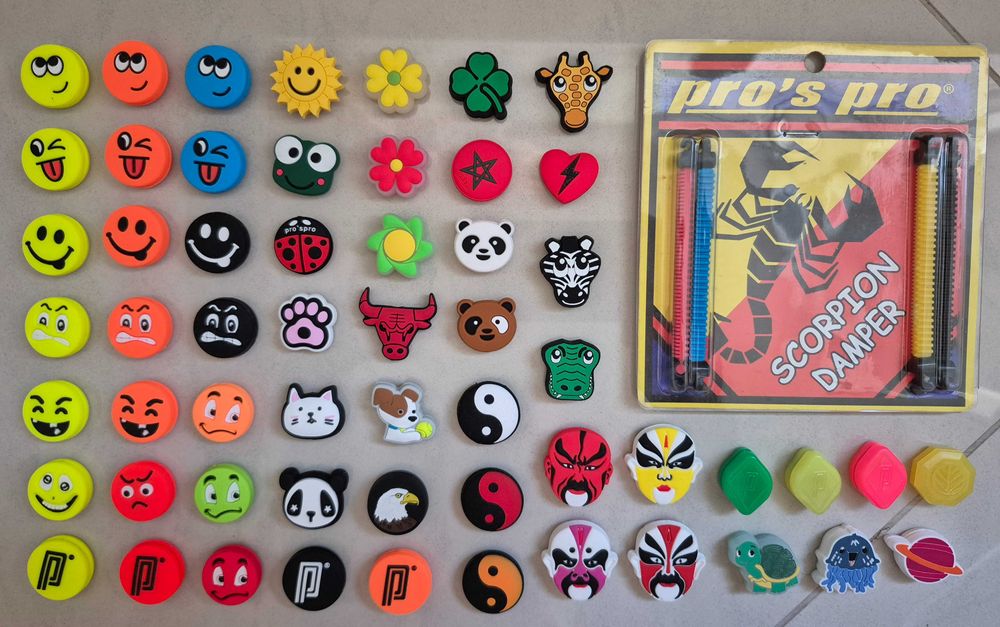 Покривни грипове за тенис/бадминтон/, гумени пръстени и антивибратори