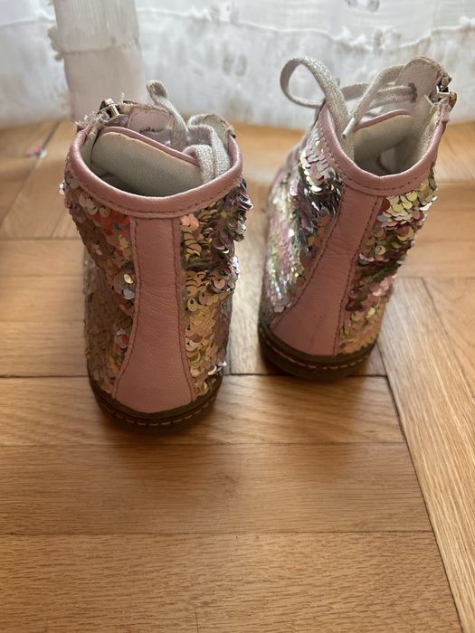 Боти за момиче,естествена кожа размер 31