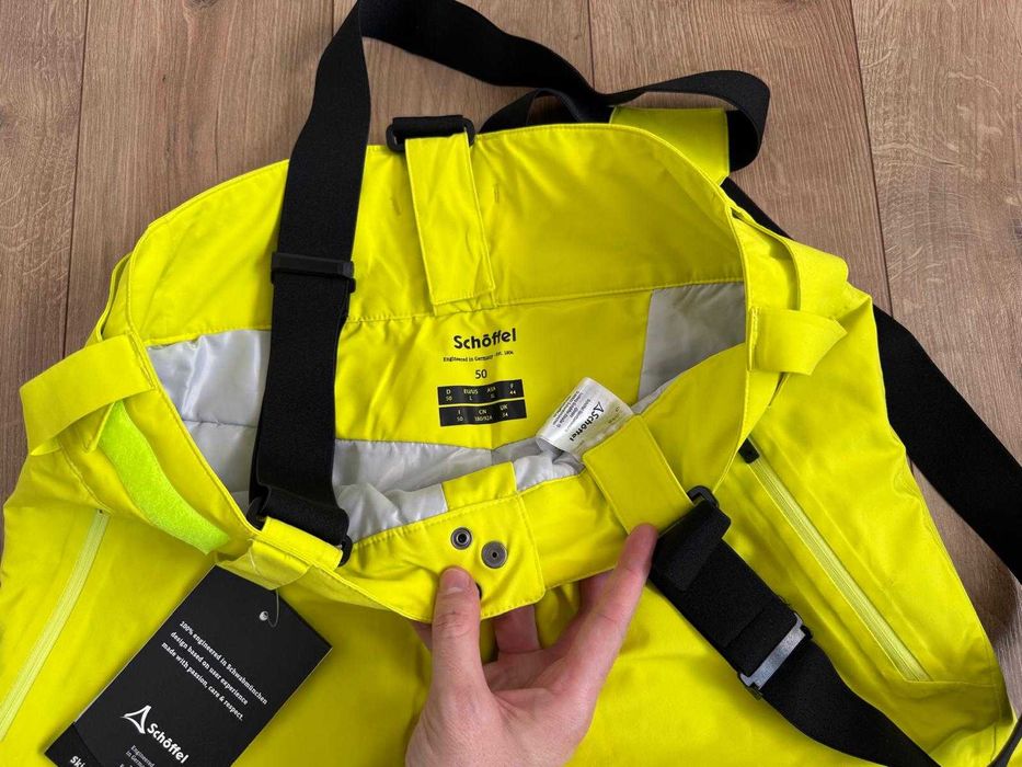 Nou Schoffel 50 M 54 L-XL barbati pantaloni ski barbati 10K bretele