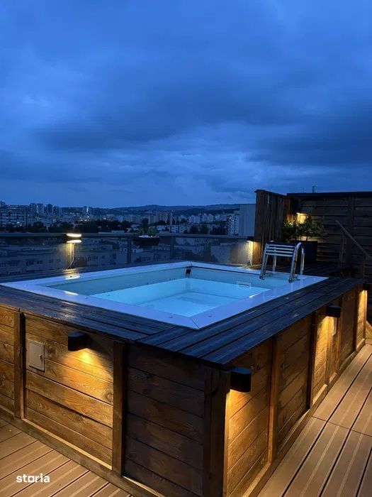 Penthouse 92mp, terasa 80mp, piscina, Manastur
