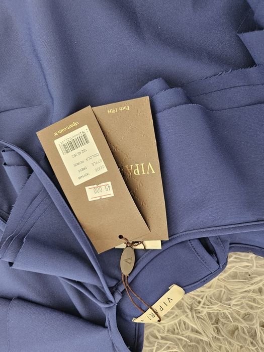 Вечерний платье синий