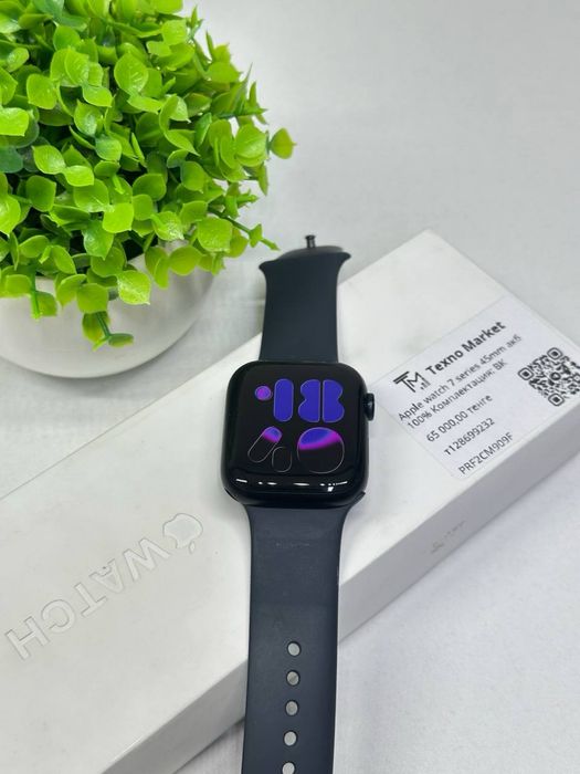 Apple Watch 7 45mm Akb:100%))