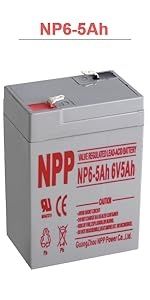 Гелевый Аккумулятор для весов и фонарей 6 Вольт 5 Ампер/часов