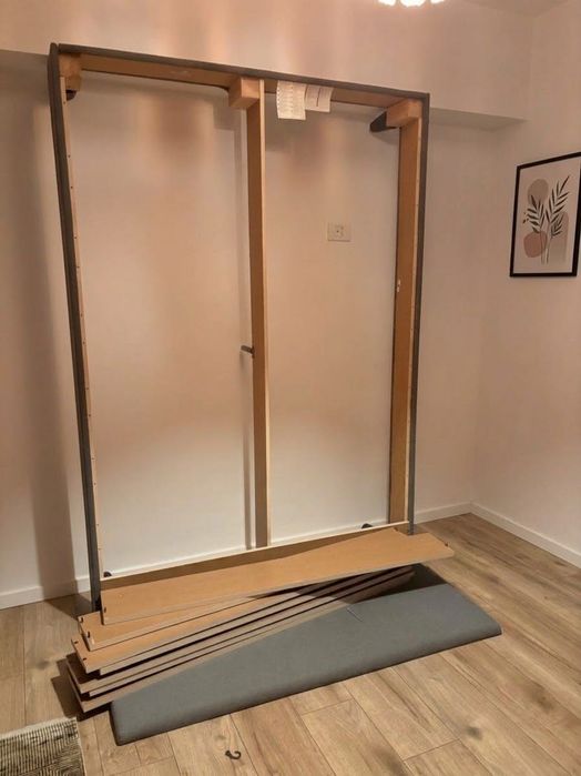 PAT IKEA 140x200 cu saltea inclusa