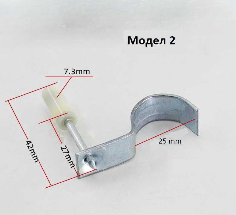 Ръчен пистолет такер за забиване на пирони със заряд в метал и бетон