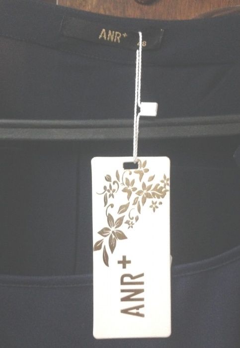 Двойка ТУРЦИЯ НОВАЯ, разм52, шифон, темно синяя, Красиво,Стильно.