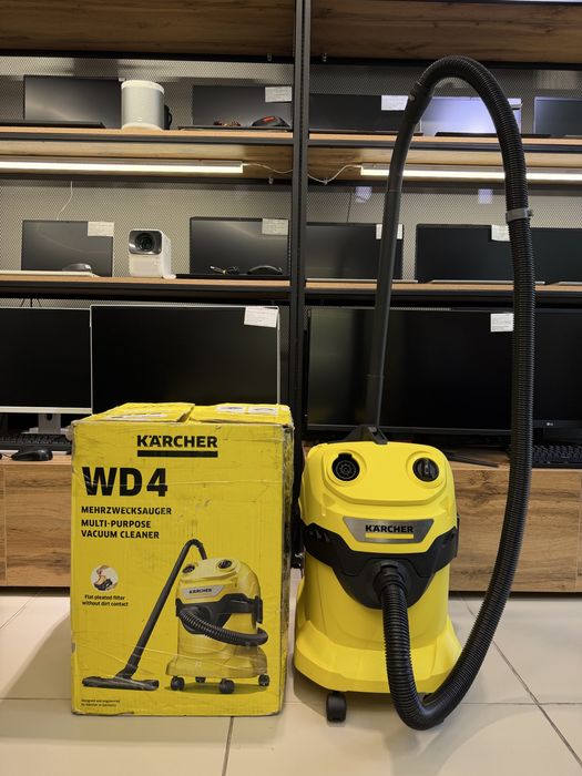 Пылесос Karcher WD 4, с коробкой, отличное состояние, 2306/А10